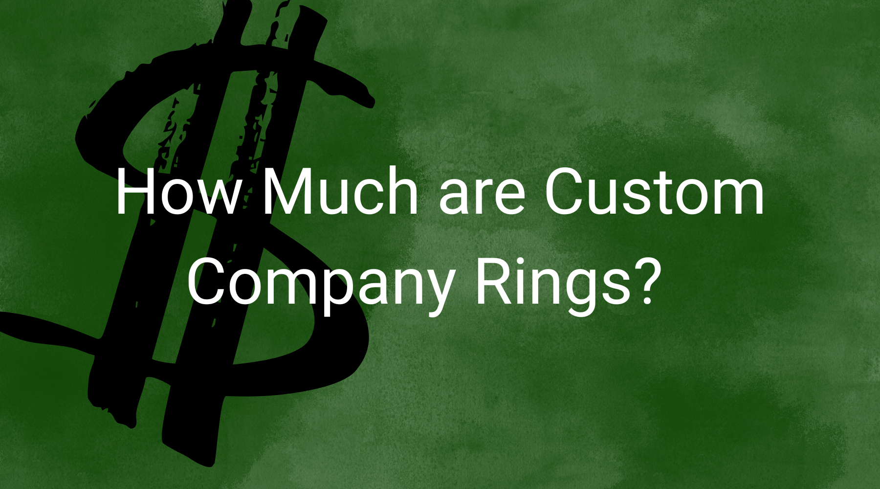 How Much Do Custom Company Rings Cost? The Answer Might Surprise You!
